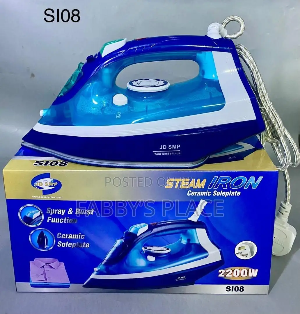 SMP S108 Steam Iron | Fast Heating | Smooth Press
