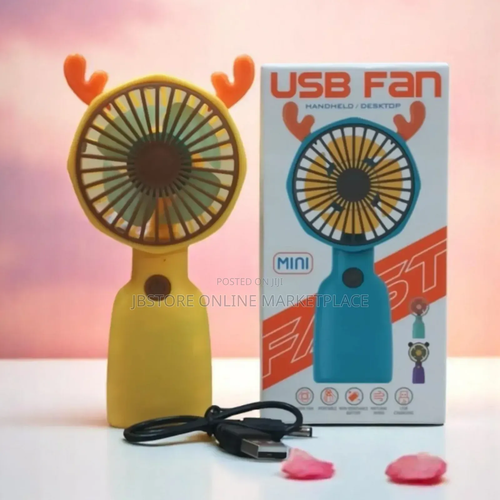 Portable Rechargeable Handheld Mini Fan