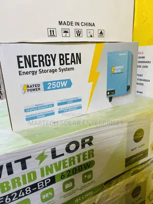 250w Solar Energy Beam With Lithium Ion Battery