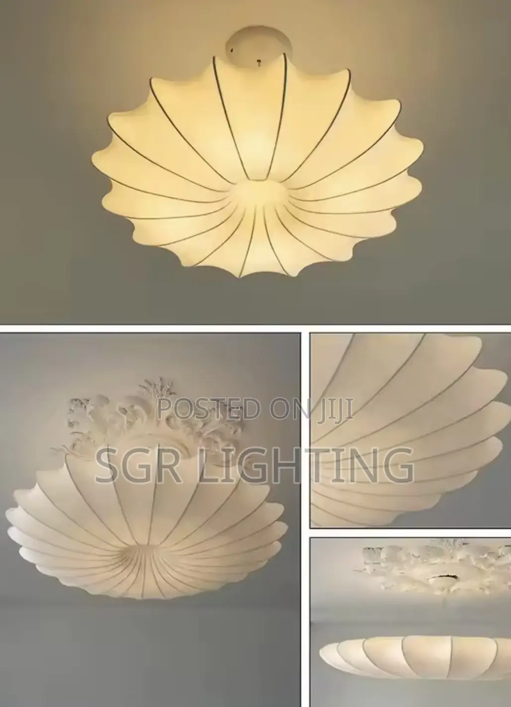 Japanese Wabi Sabi Silk Pendant Lamp