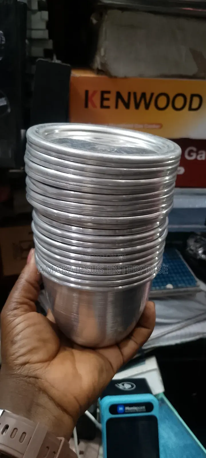 12 Pieces Aluminum Moi Moi Plate