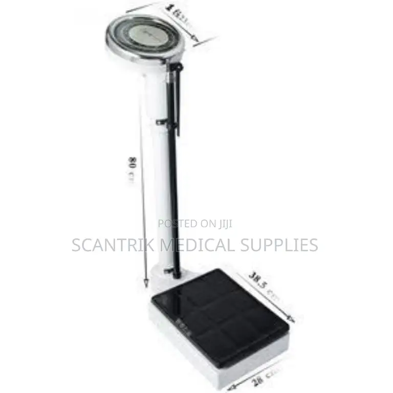 Standard Analog Weighing Scale With Height Meter – Reliable Durable