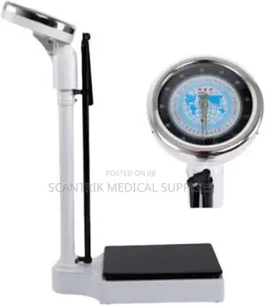 Analog Weighing Scale With Height Meter – Fitness Health Monitoring