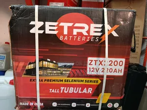 Zetrex Tubular Battery( 220 Ah 12 V)