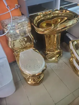 Executive Gold Shower Closet