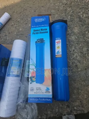 Long Water Filter Blue