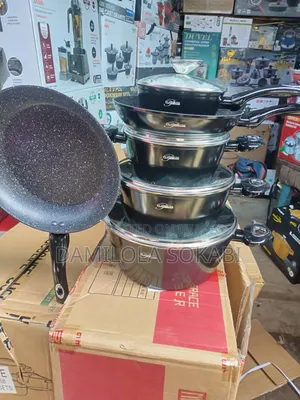 6 Set Pot Granite Coated