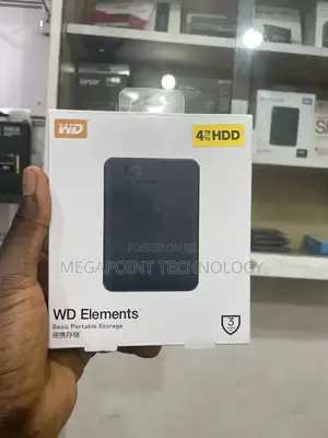 Wd Elements 4tb External Hard Drive – Super Fast Usb 3.0 | Brand New