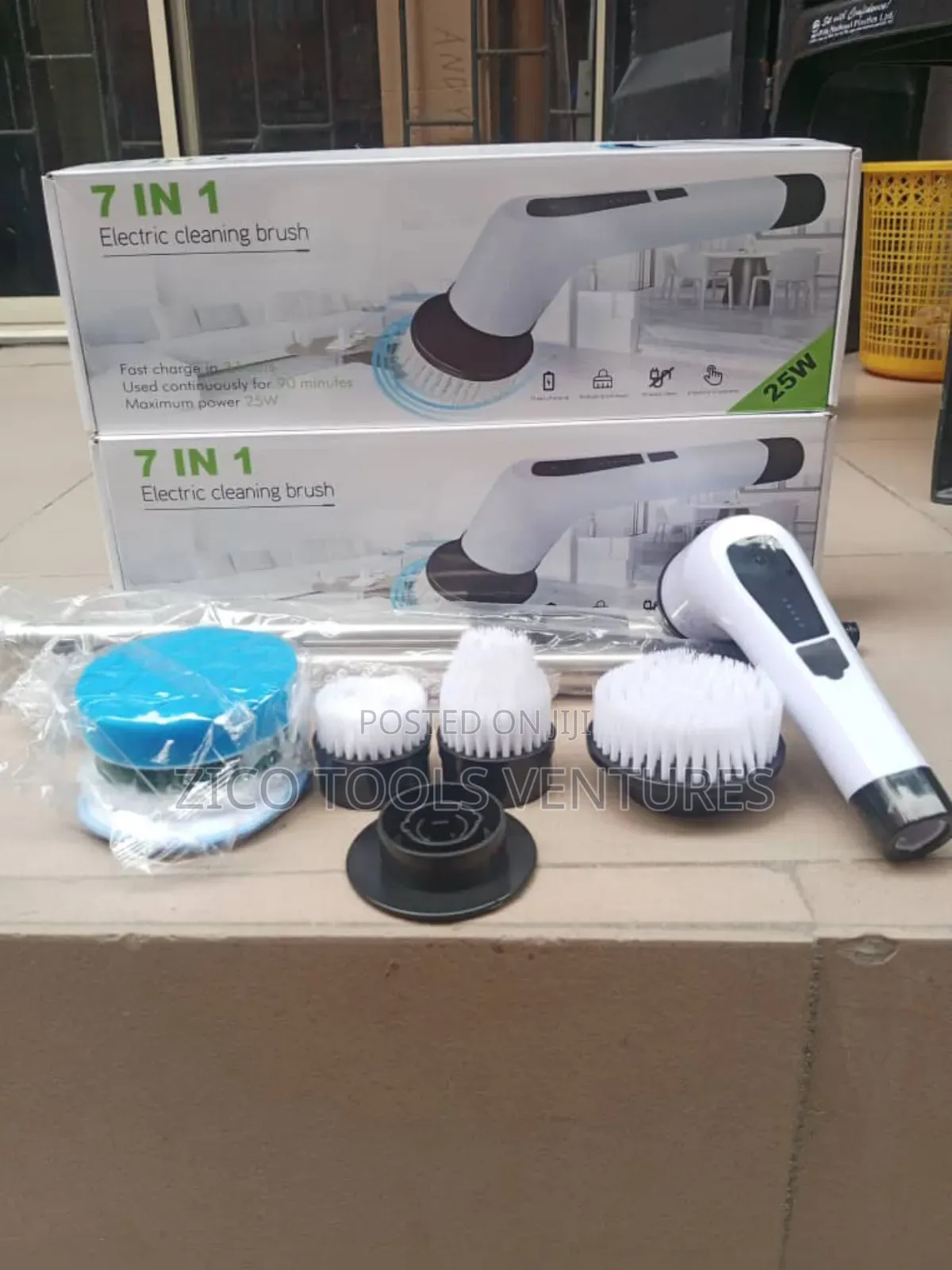 7-in-1 Electric Cleaning Brush Set,