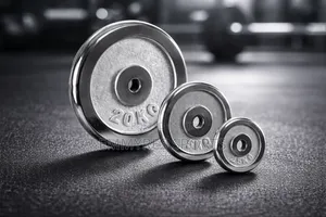 Chrome Weight Plates – Gym Strength Training Equipment