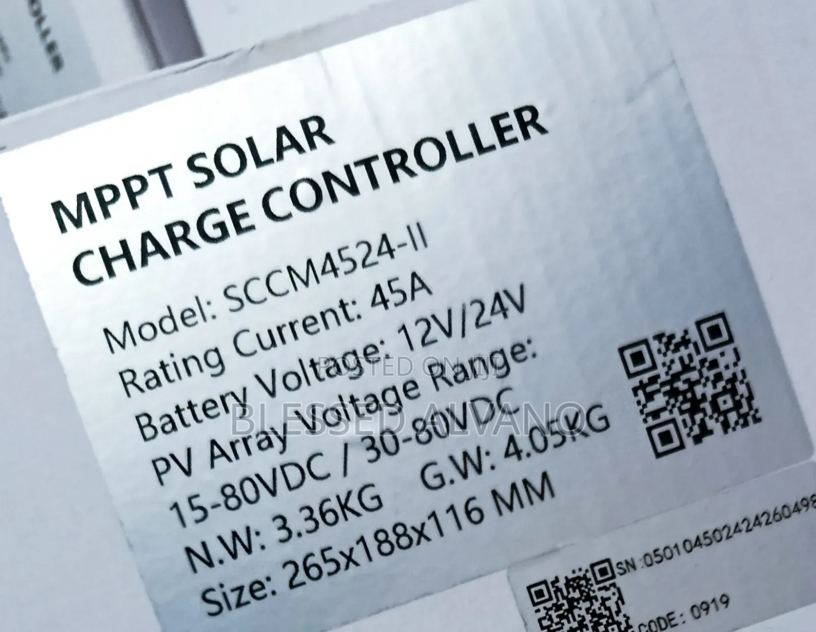 Felicity Charge Controller(45a/24v)