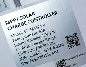 Felicity Charge Controller(45a/24v)