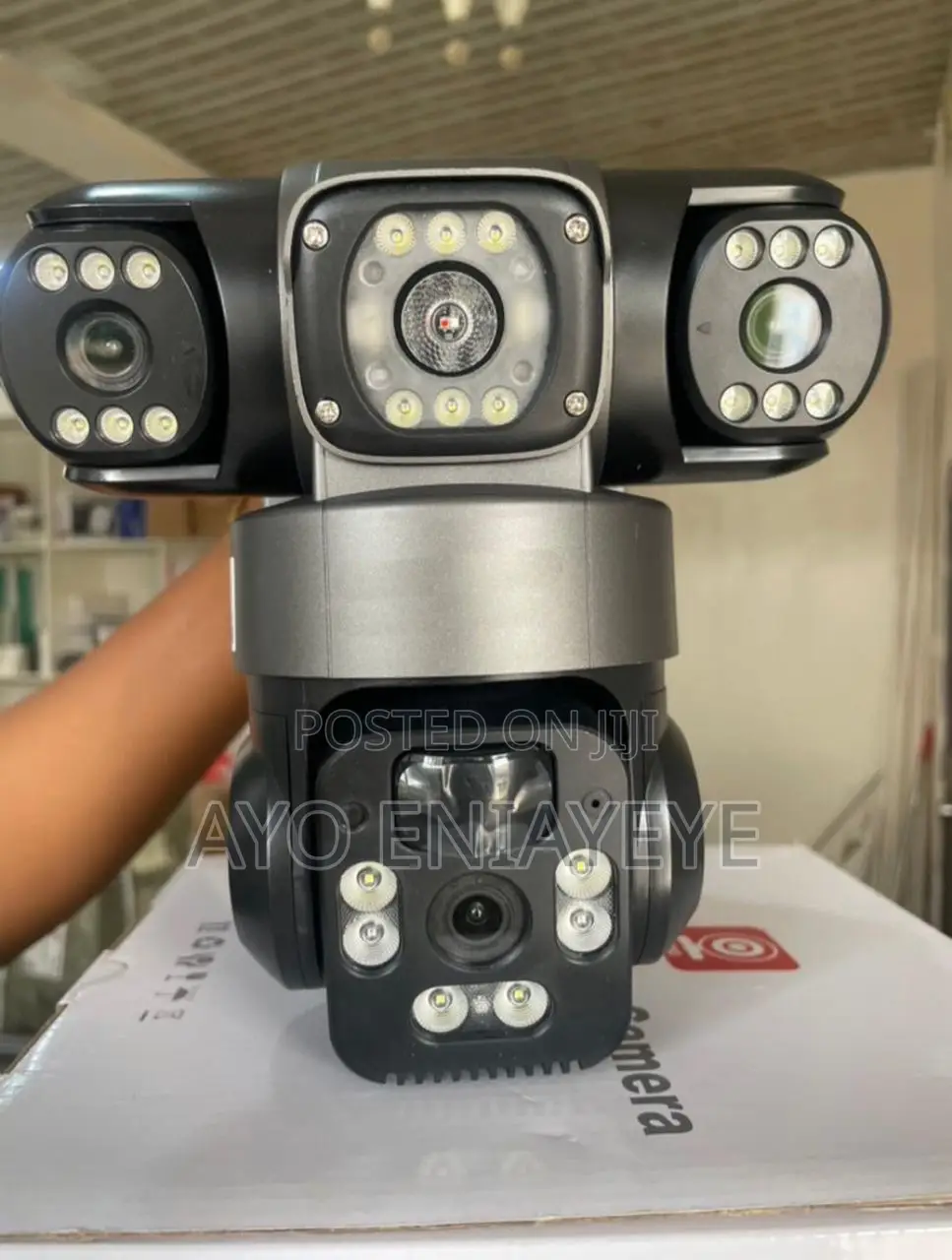 Solar CCTV in Abuja With 3 Camera Lens