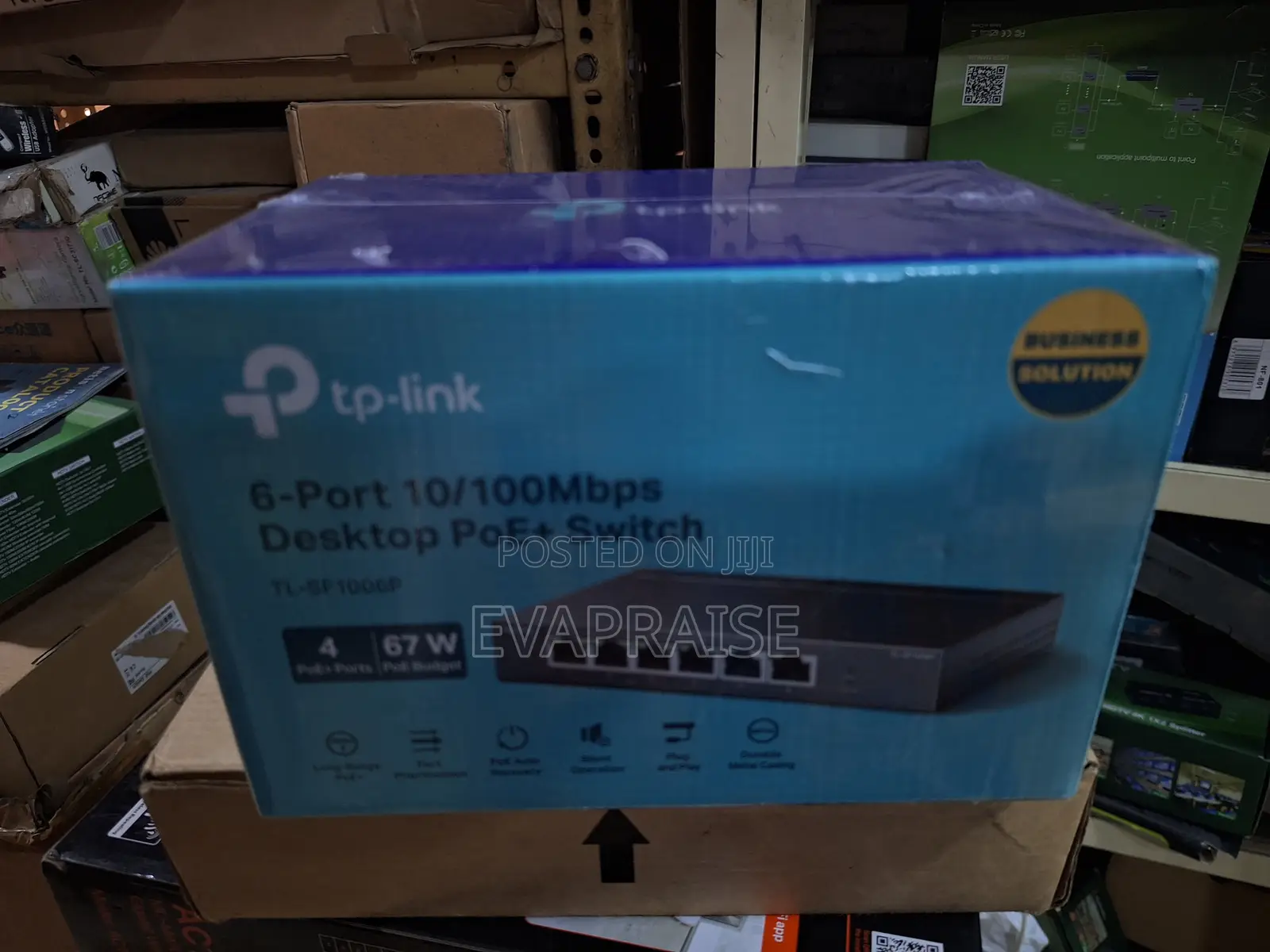 Tp Link 6-Port 10/100mbps Desktop Poe +Switch