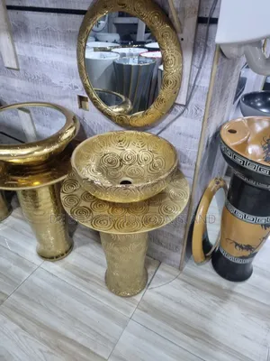 Luxury Gold Standing Basin