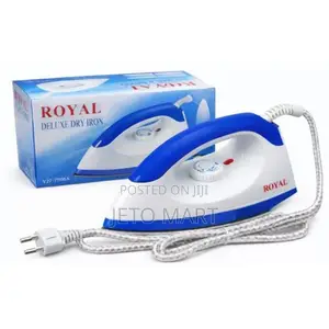 Royal Dry Iron - Electric Press, Non Stick Soleplate