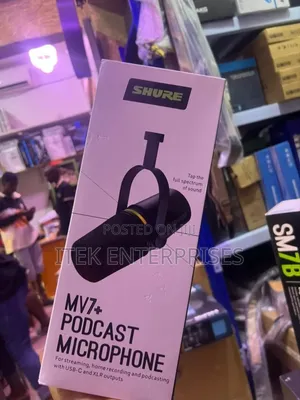 Shure Mv7+ Podcast Microphone (Black)