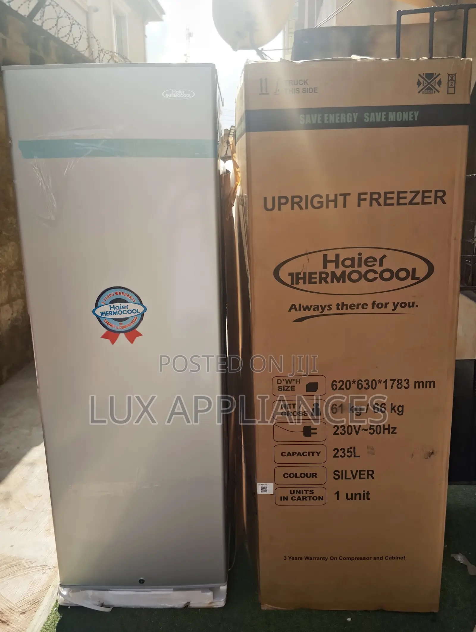 Haier Thermocool 235l Upright Freezer – Modern Storage Solution