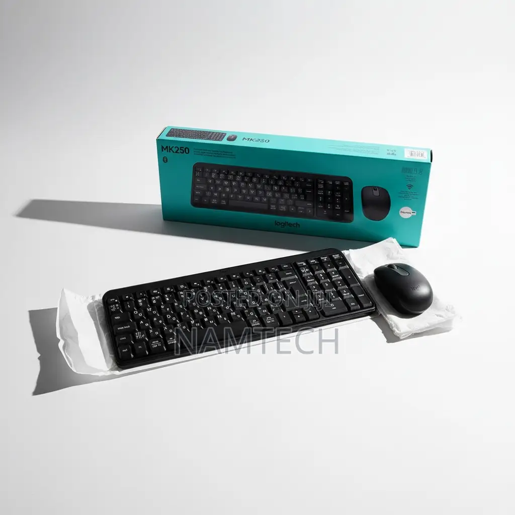Logitech Mk250 Compact Wireless Keyboard and Mouse Combo