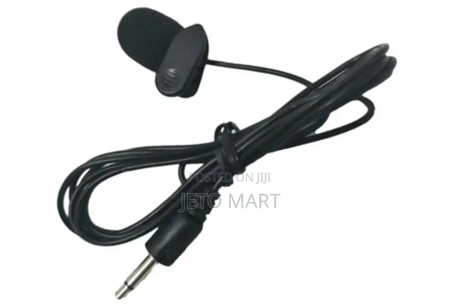 Mini Clip-on Lavalier Microphone Lapel Condenser Mic Recording