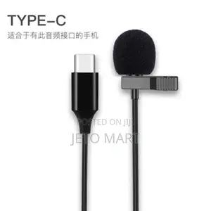 Mini Clip-on Lavalier Microphone Lapel Condenser Mic Recording