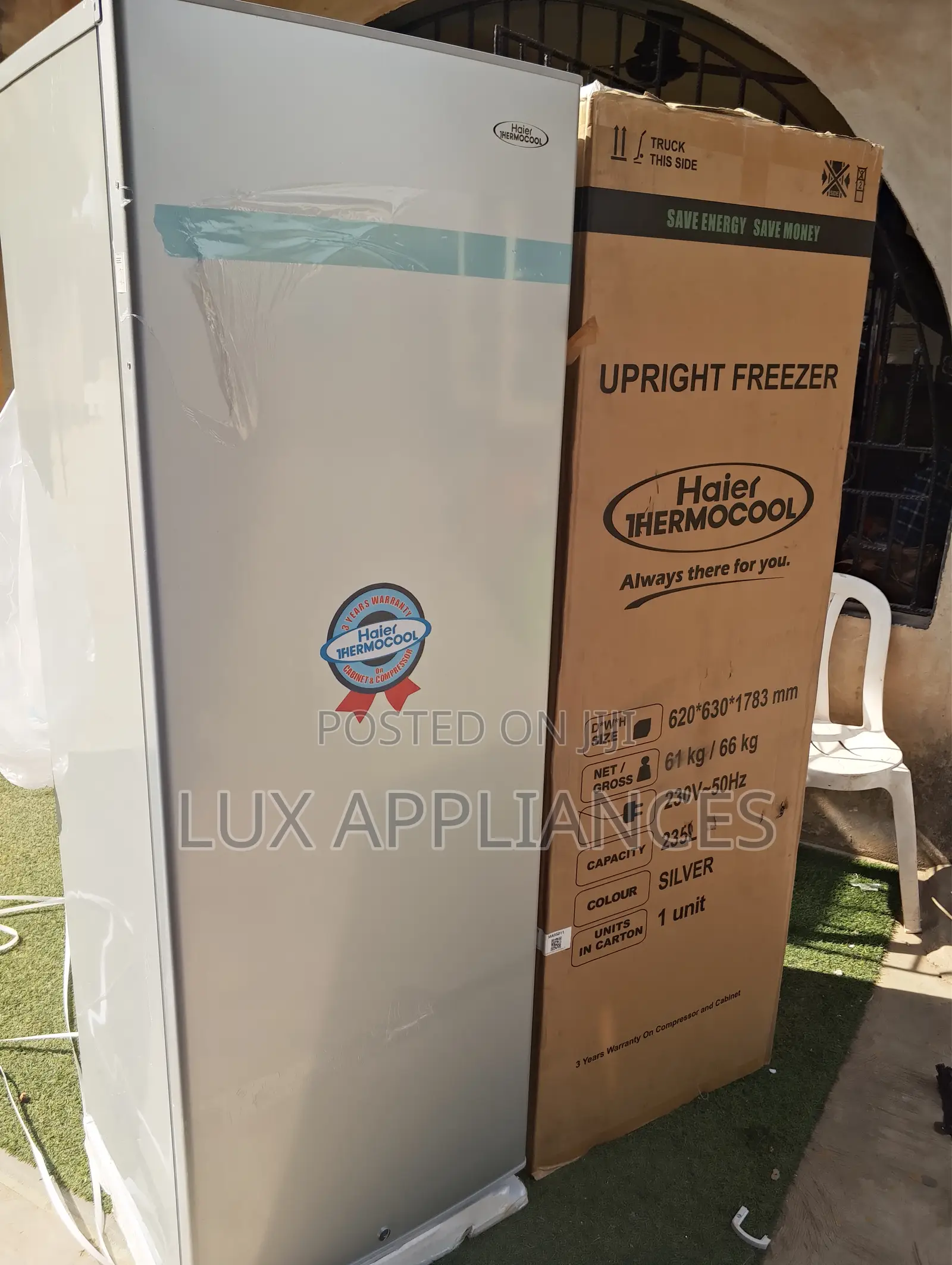 Thermocool 235l Upright Freezer – Low Noise Operation