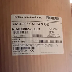 Comscope/Systematic Cable 23awg Cat 6a Ethernet 100% Copper Cable 305m