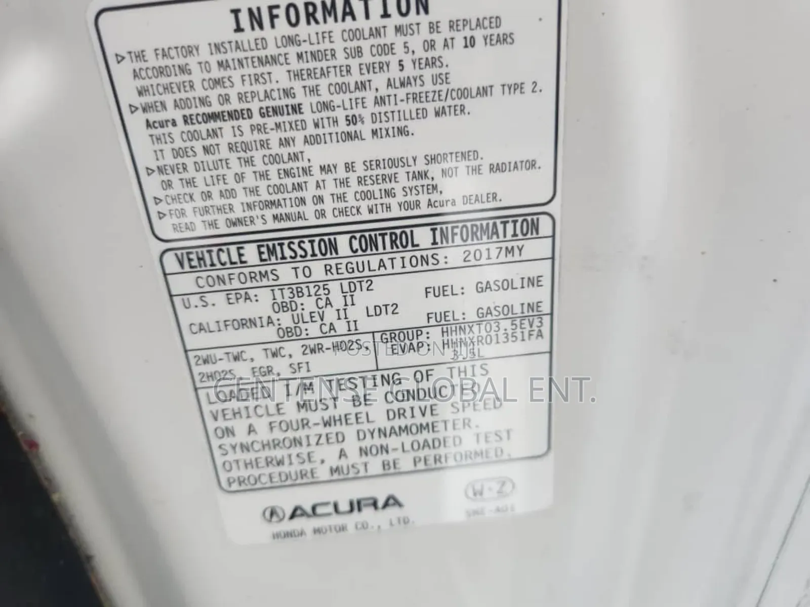 Acura RDX 2017 White
