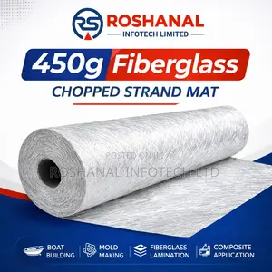 450g Fiberglass Chopped Strand Mat Roll For Boat Mold Making