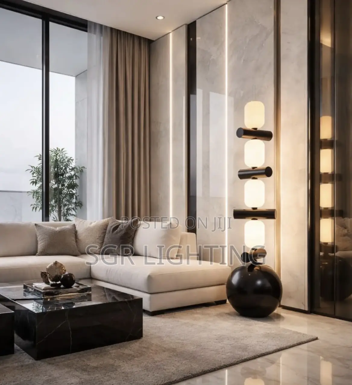 Modern Tomatoes on Sticks Living Room Floor Lamp