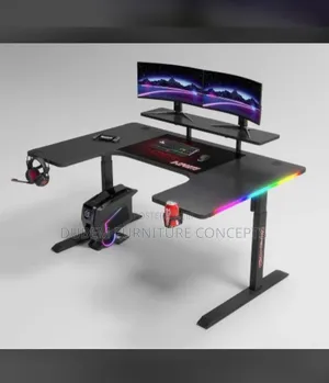 1.6mtr U Shape Adjustable Table With Monitor Stand
