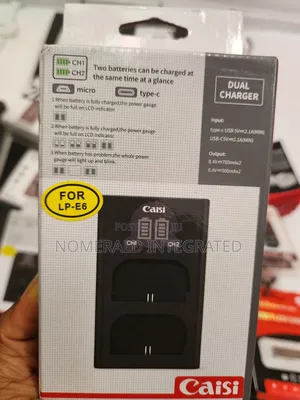 Caisi Lp-E6 Dual Charger