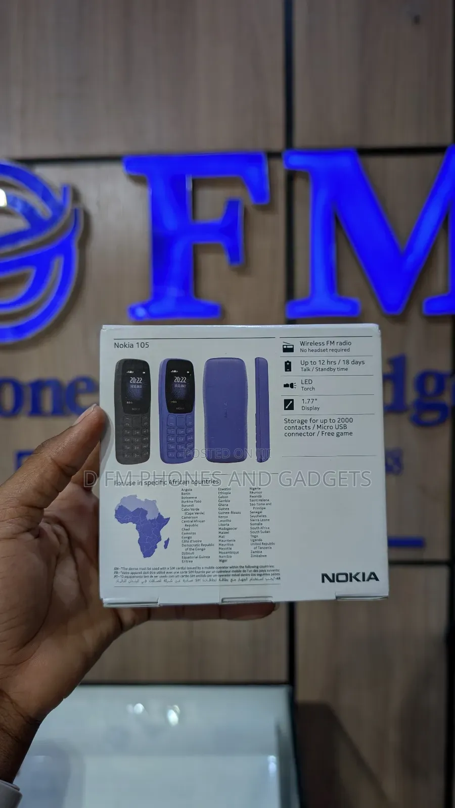 New Nokia 105 Black