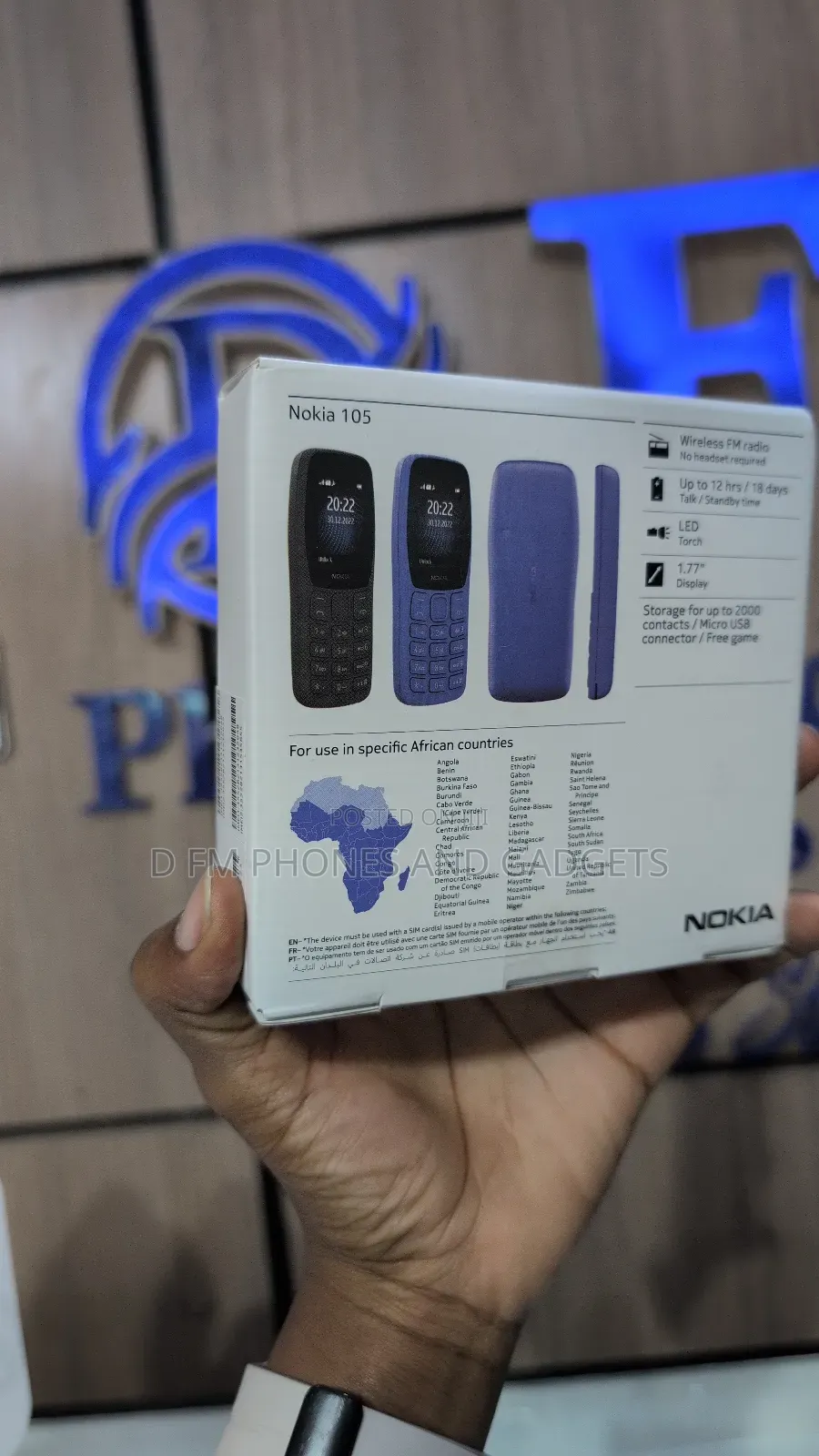 New Nokia 105 Black