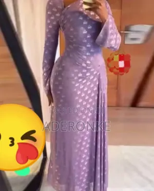 Luxury Women Mature Long Dress Available in Different Sizes and Types