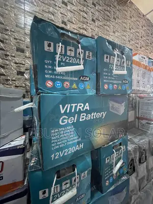 Solar 220ah Vitra Gel Battery