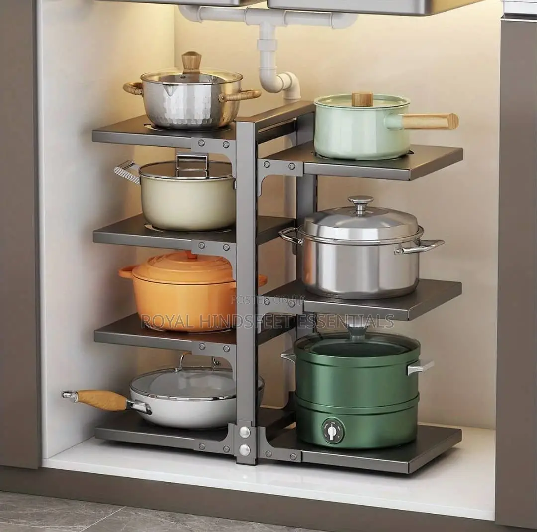 7 Layer Pan Pot Storage Rack
