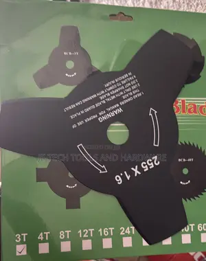 3-Tooth (3t) Carbon Steel Brush Cutter Blade