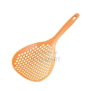 2-Piece Strainer Scoop Colander Slotted Pasta Spoon