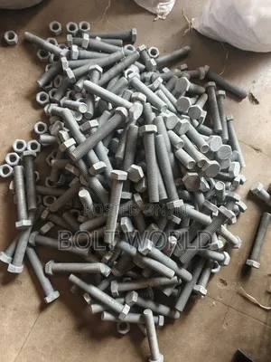 Hot Dip Galvanized Bolts and Nuts of All Sizes