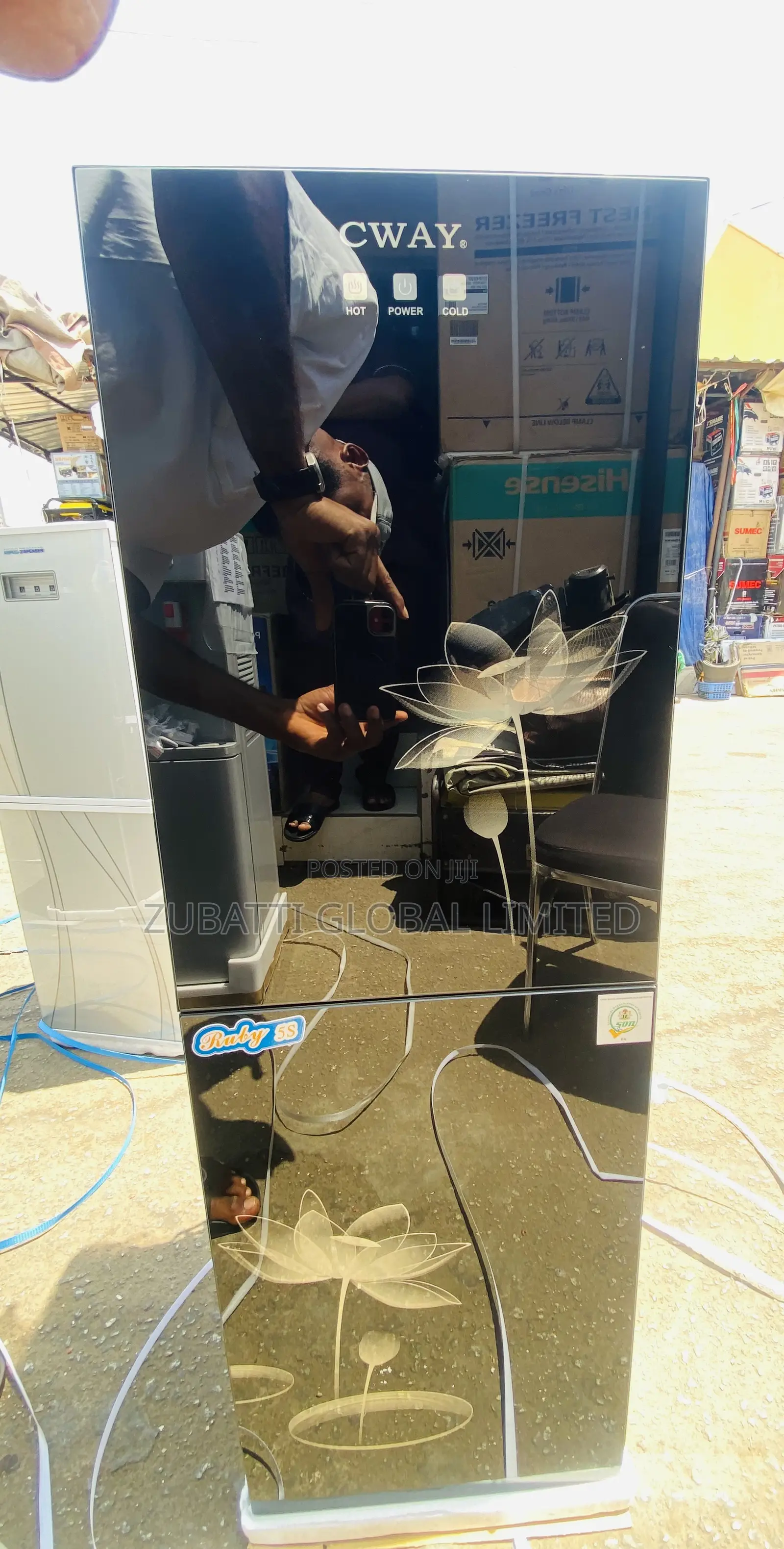 Cway Water Dispenser With Refrigerator