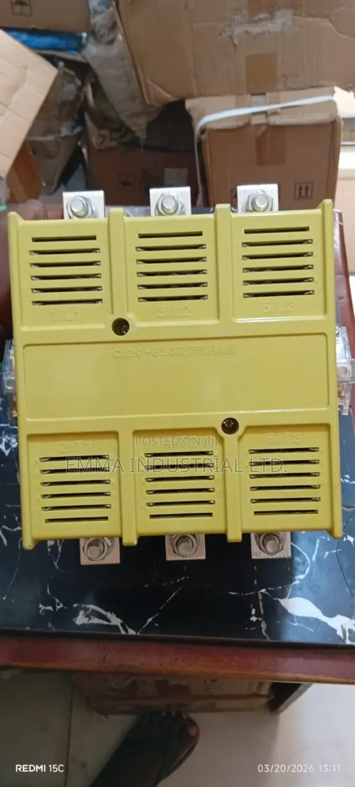 Cj20-630 Contactor 3p