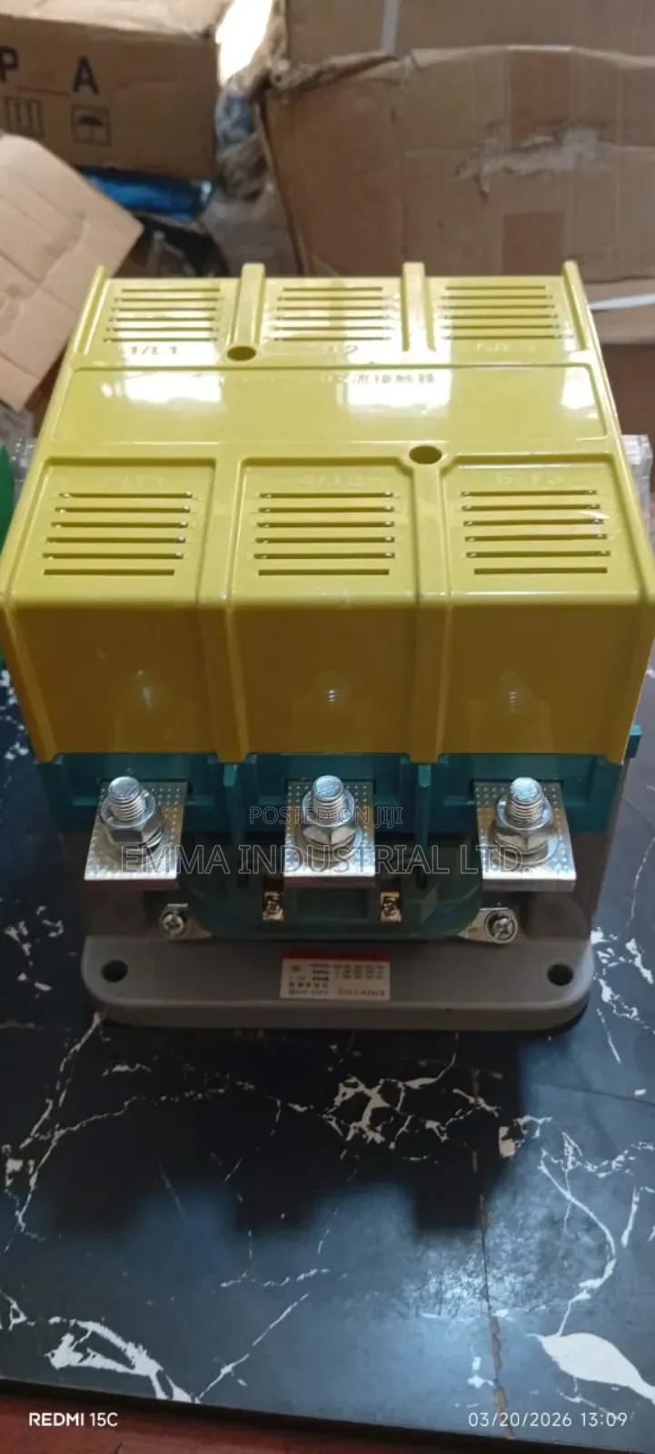 Cj20-630 Contactor 3p