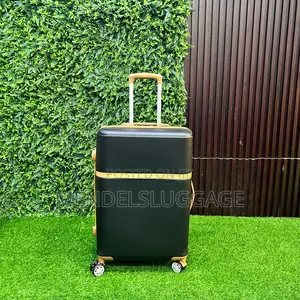 3pcs Dark Green Hard Shell Luggage Set With Spinner Wheels Tsa Lock