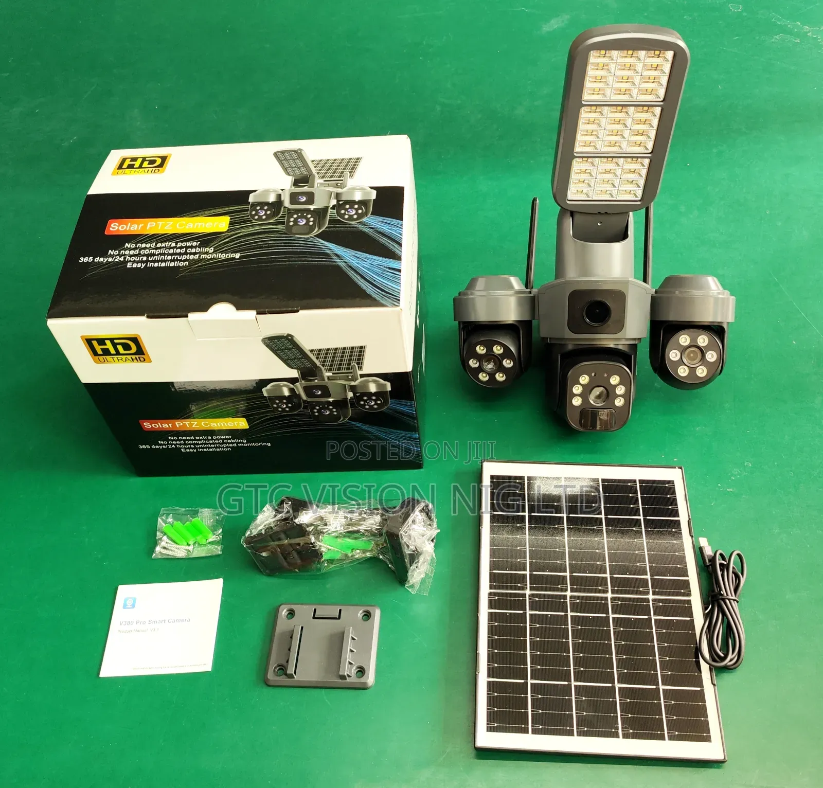 3lens Solar Light Camara