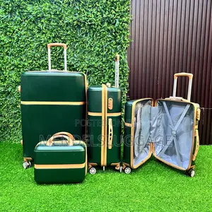 Dark Green 3-in-1 Hard Case Suitcase Set