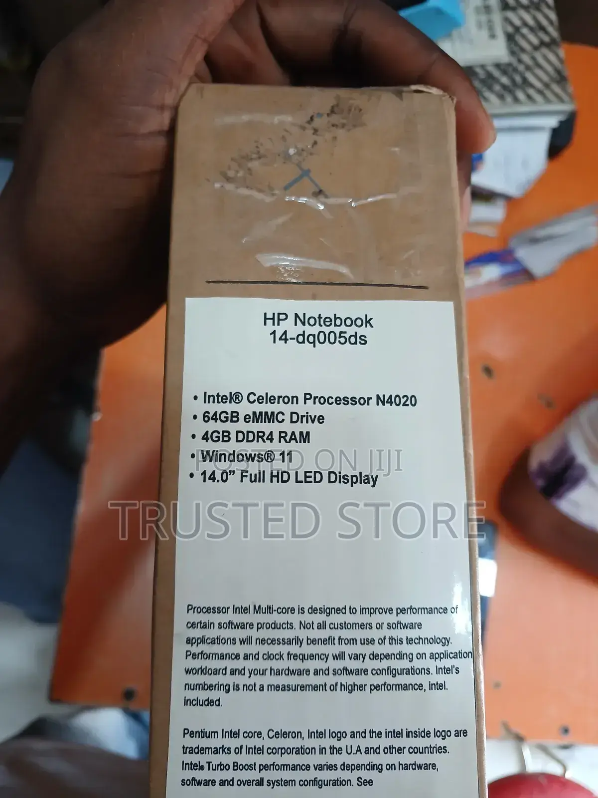 New Laptop HP 14S 4GB Intel Celeron HDD 60GB