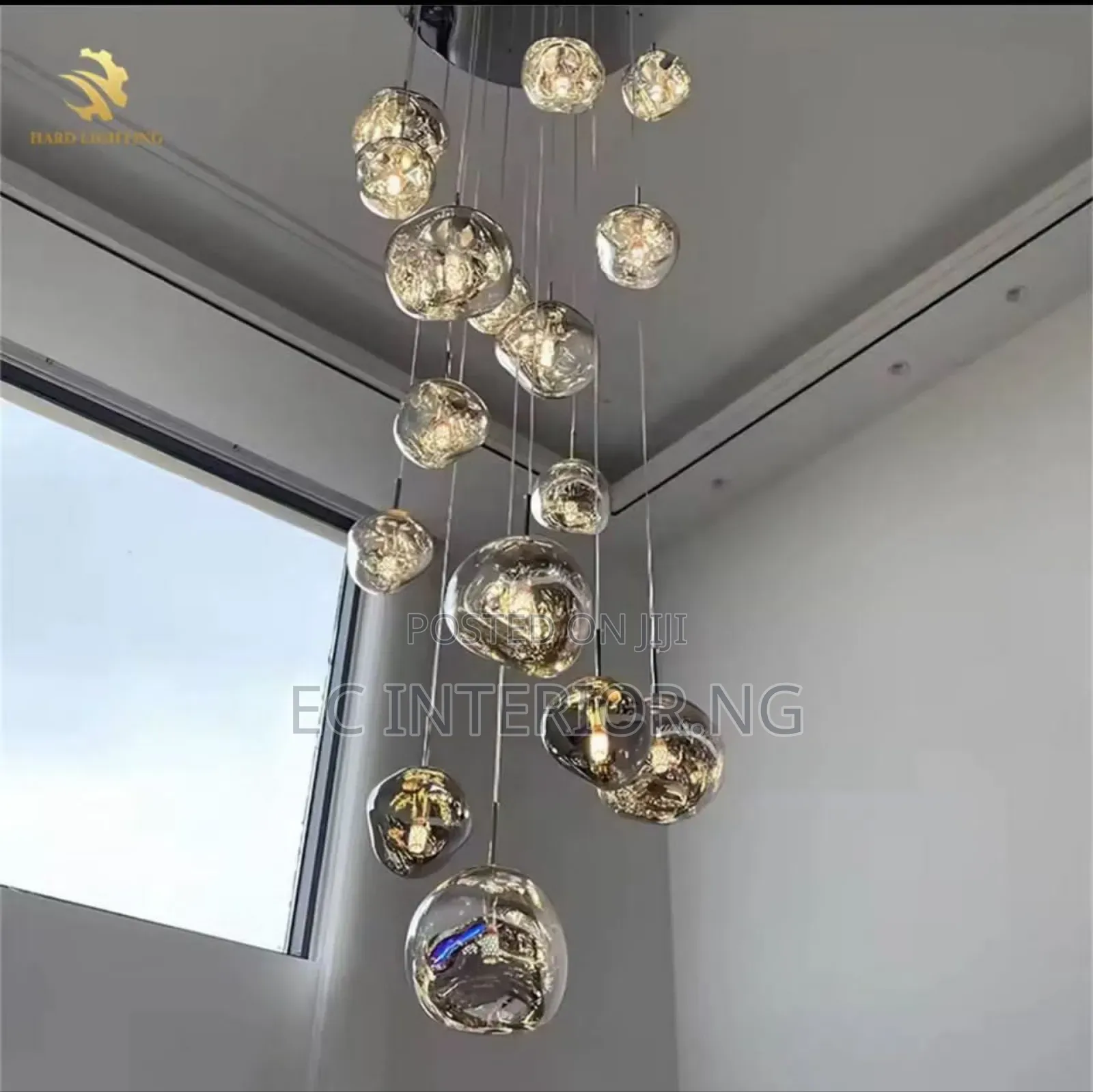 Starry Sky Staircase Lamp Long Chandelier Nordic Design for sale - EC ...