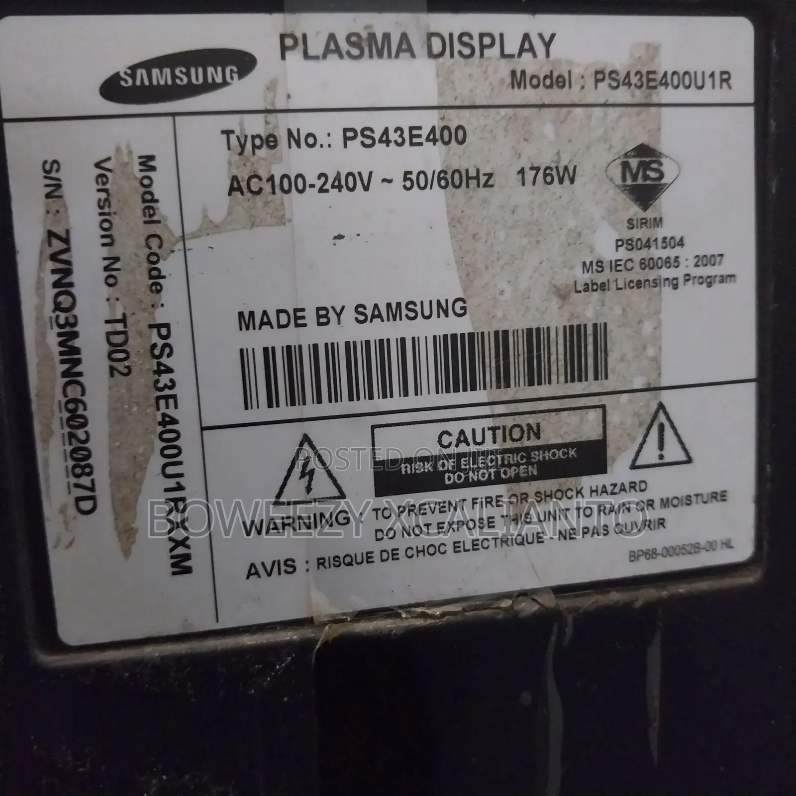 Samsung 43inch TV Not Smart