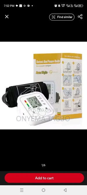 Upper Arm Blood Pressure Monitor